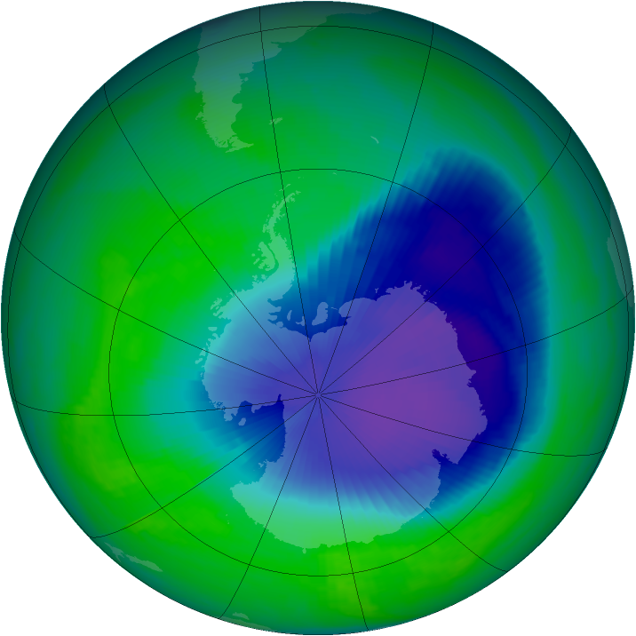 Ozone Map 1998-11-13